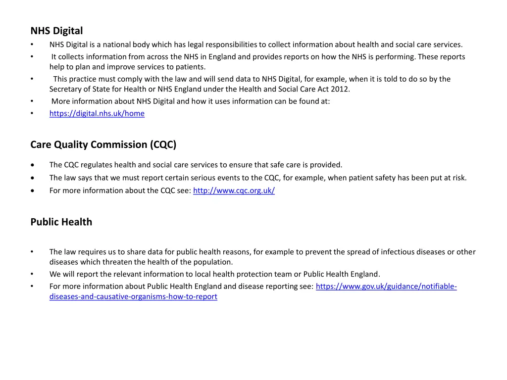 nhs digital nhs digital is a national body which