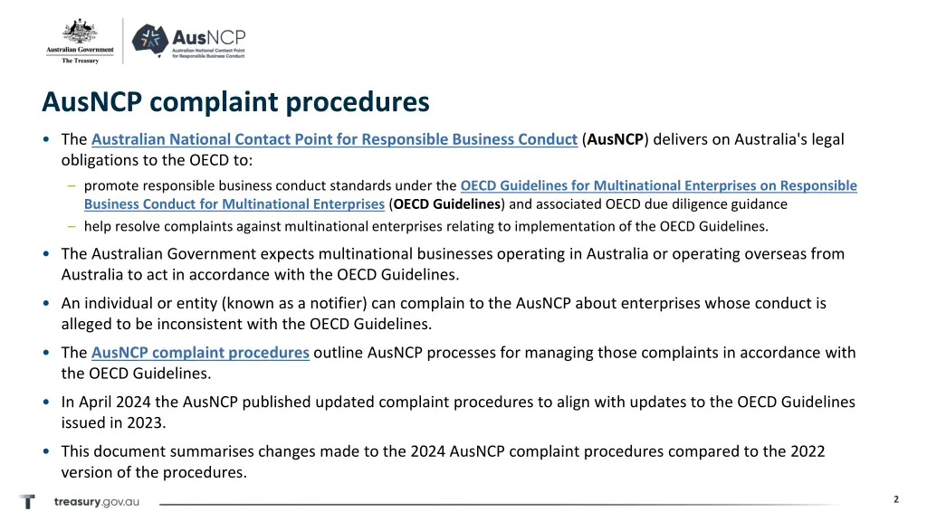 ausncp complaint procedures