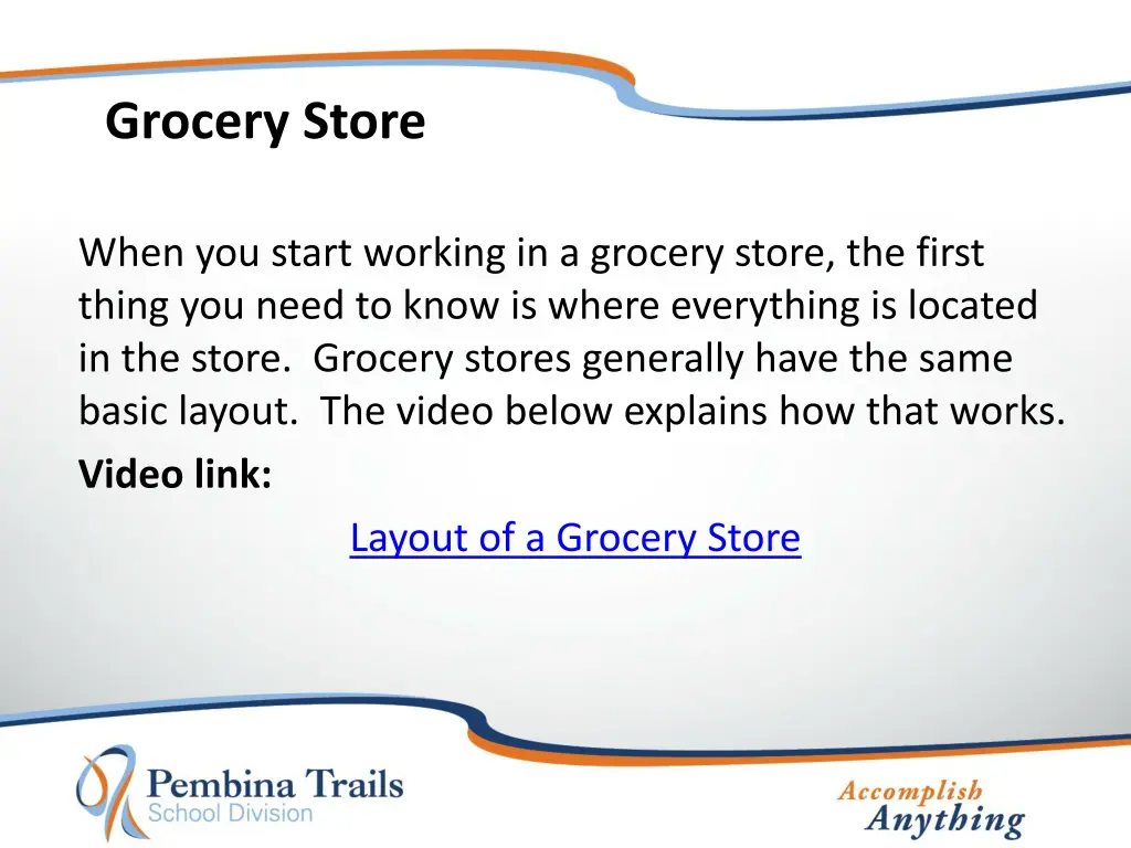 grocery store