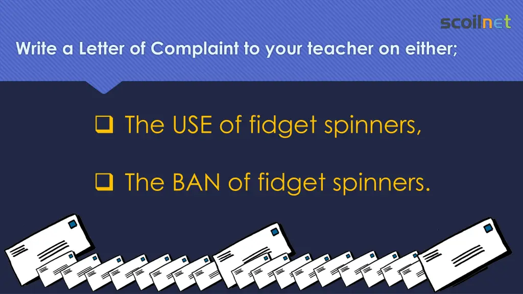 write a letter of complaint to your teacher