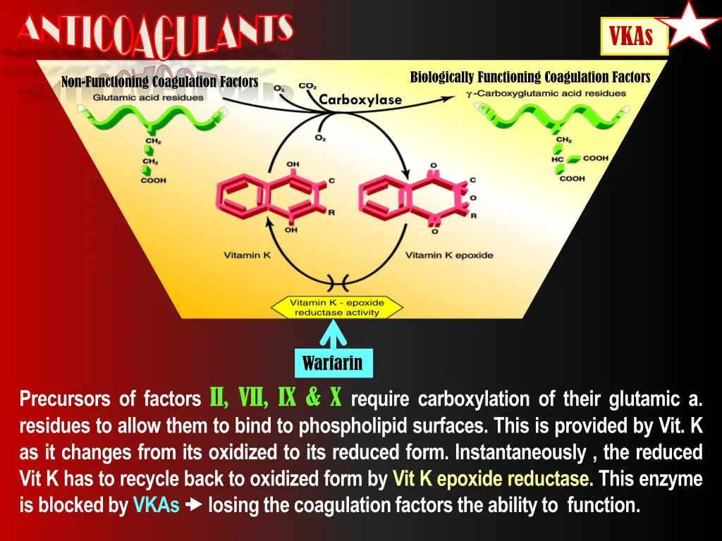 anticoagulants anticoagulants non functioning