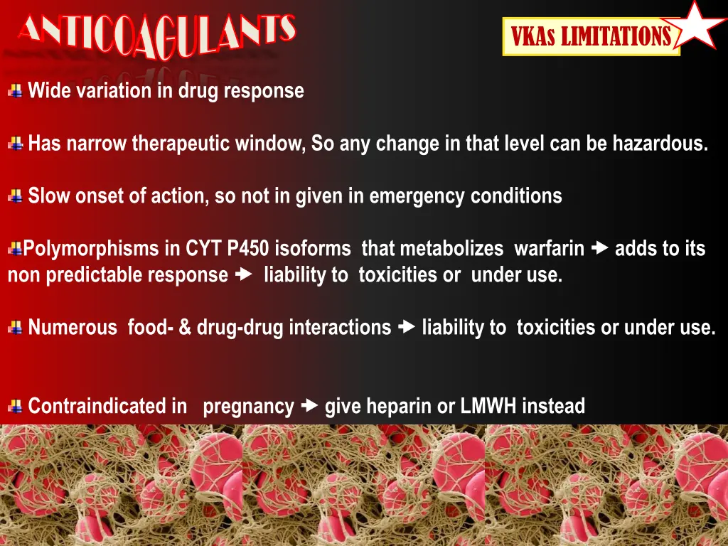 anticoagulants anticoagulants wide variation