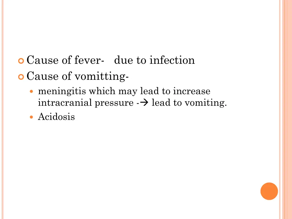 cause of fever due to infection cause