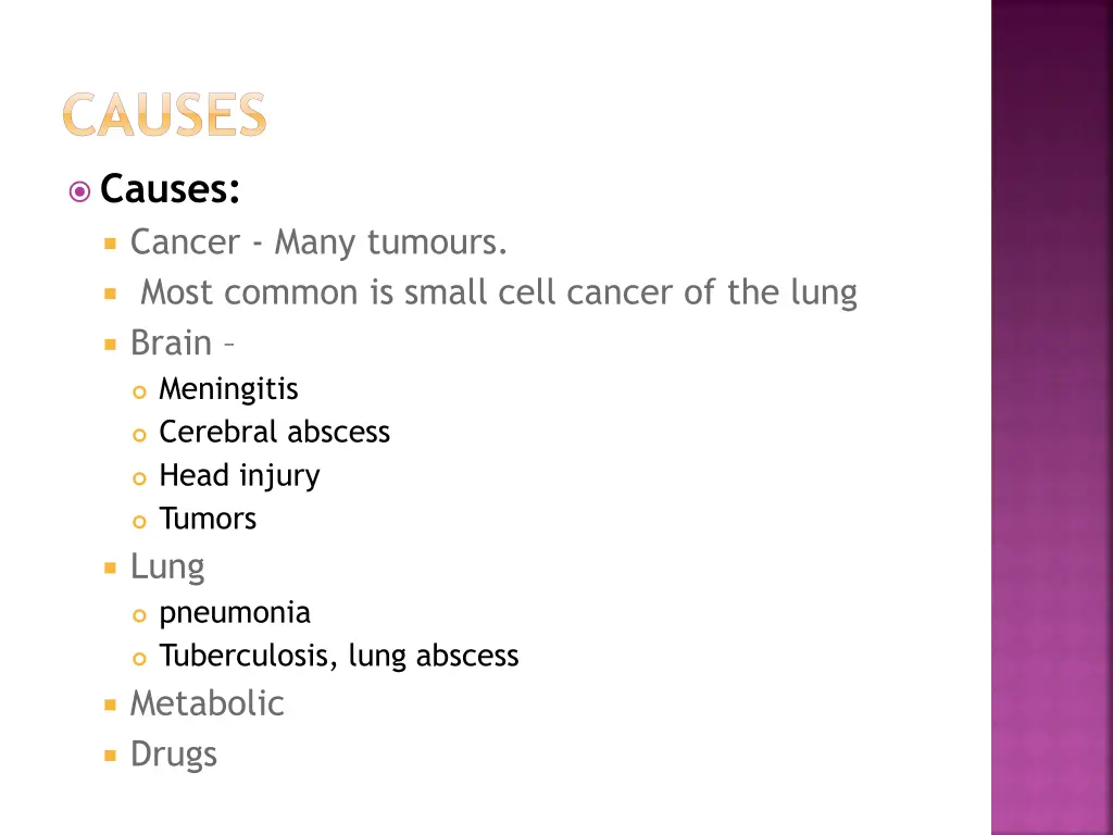 causes