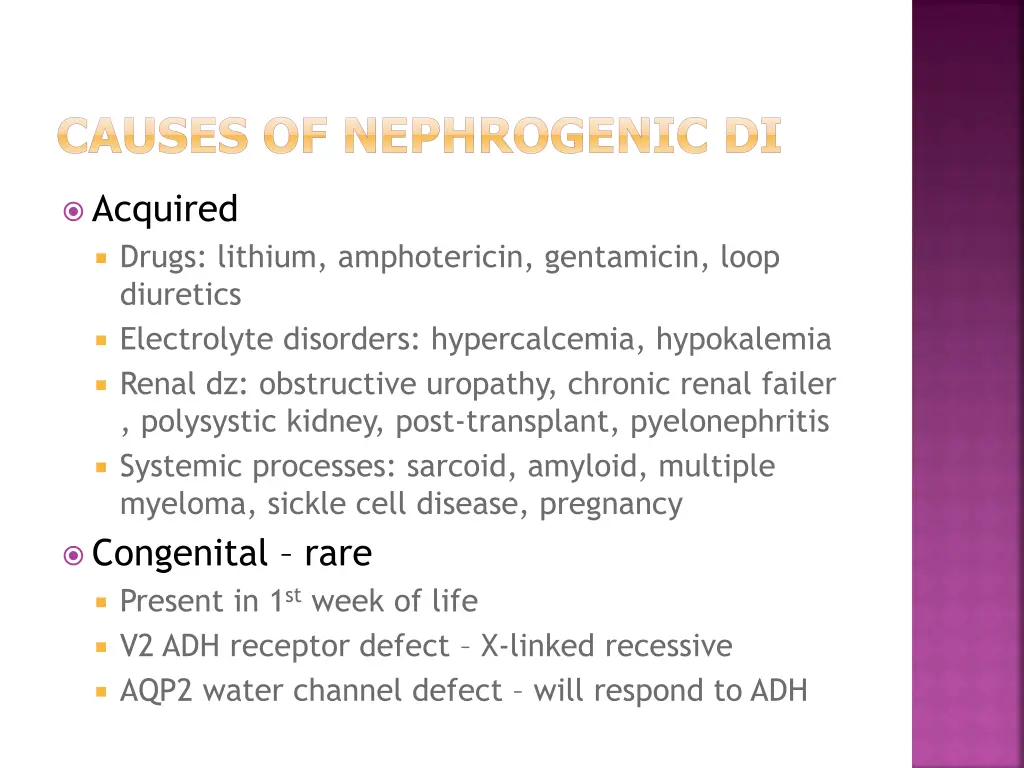 causes of nephrogenic di