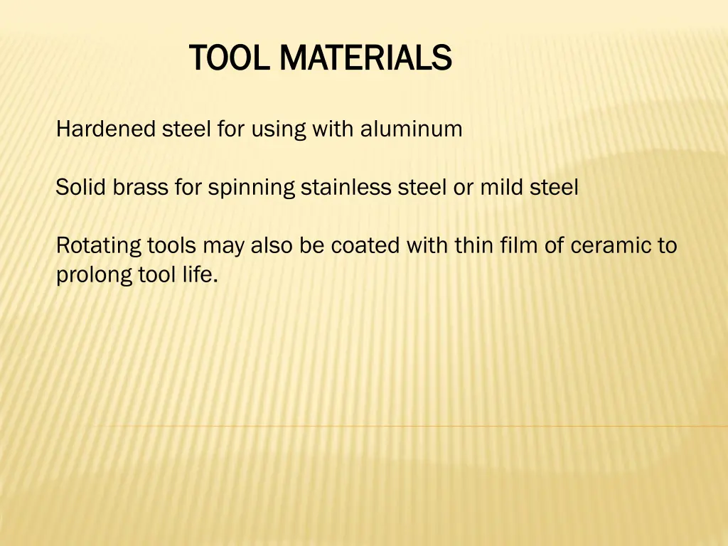 tool materials tool materials