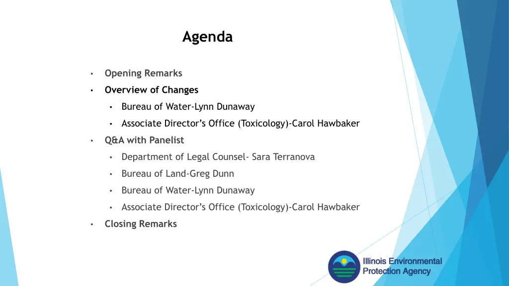 agenda 1