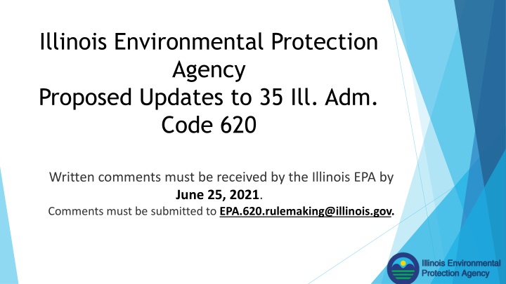 illinois environmental protection agency proposed