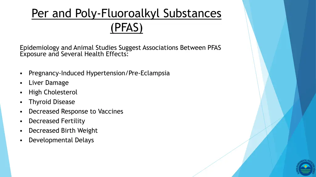 per and poly fluoroalkyl substances pfas 2