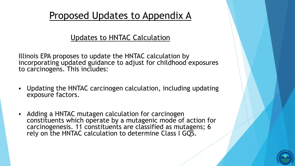 proposed updates to appendix a 4