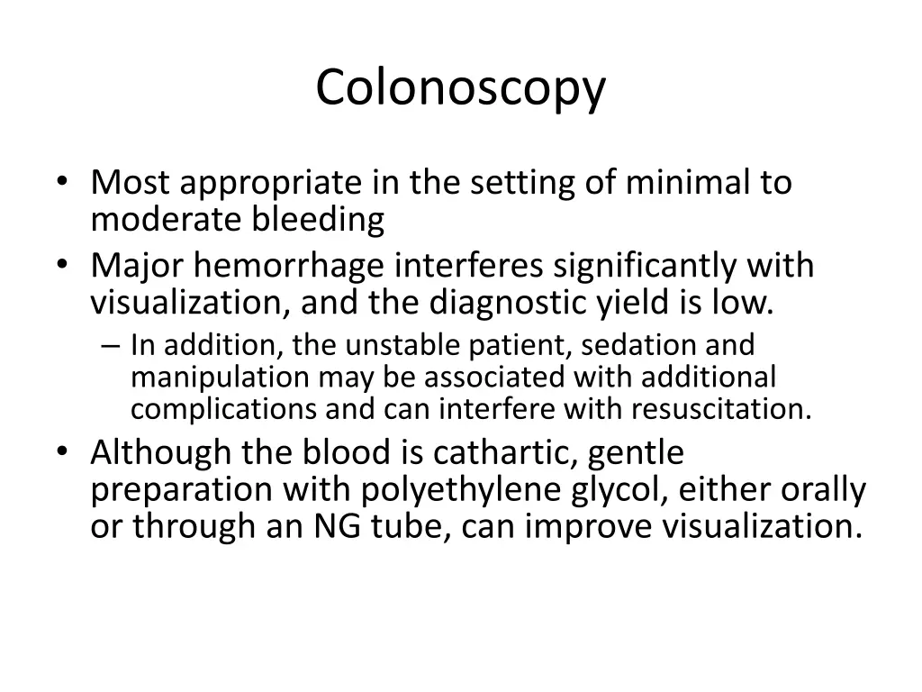 colonoscopy