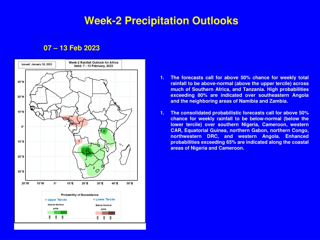 week 2 precipitation outlooks