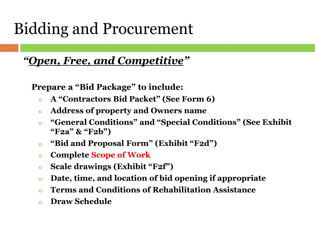 bidding and procurement 3