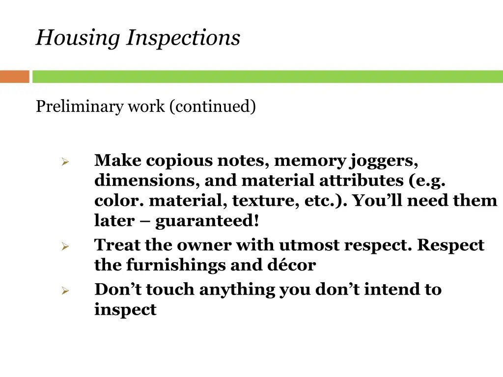 housing inspections 2