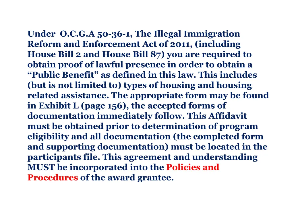 under o c g a 50 36 1 the illegal immigration