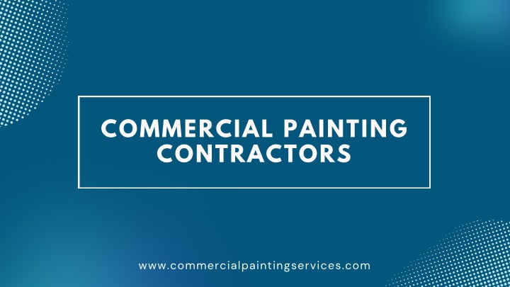 commercial painting contractors