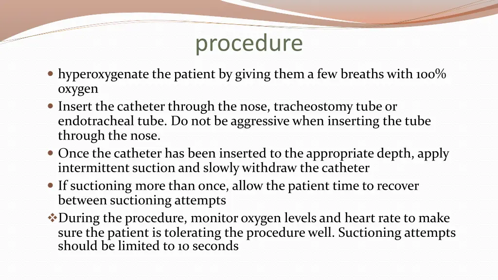 procedure