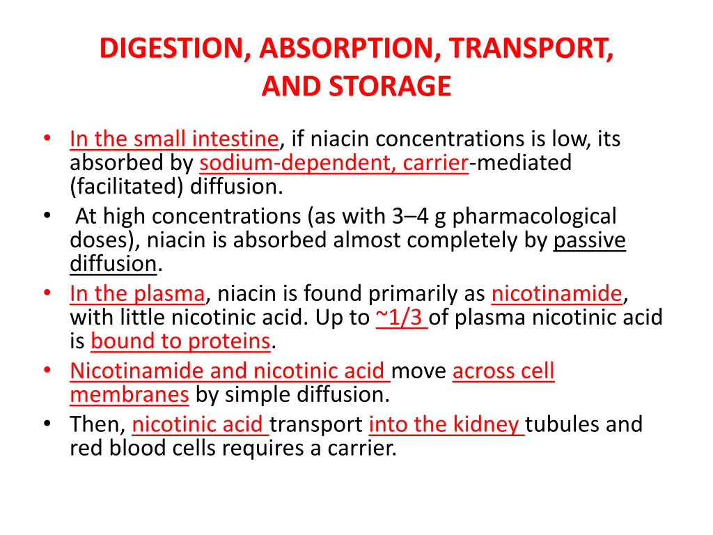 digestion absorption transport and storage 1