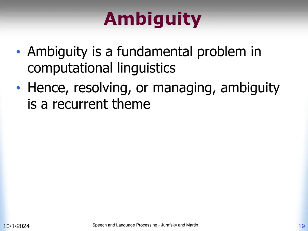 ambiguity