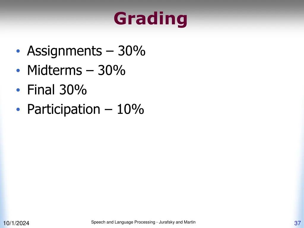 grading