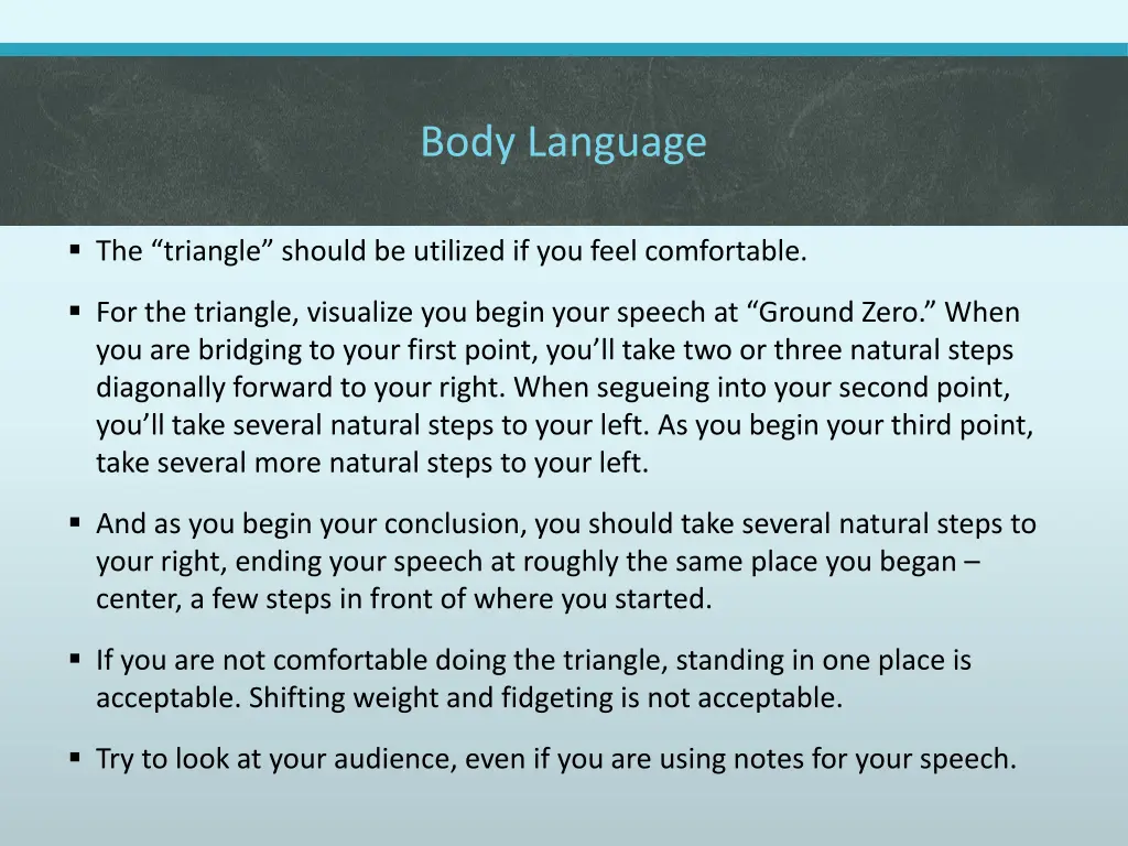 body language