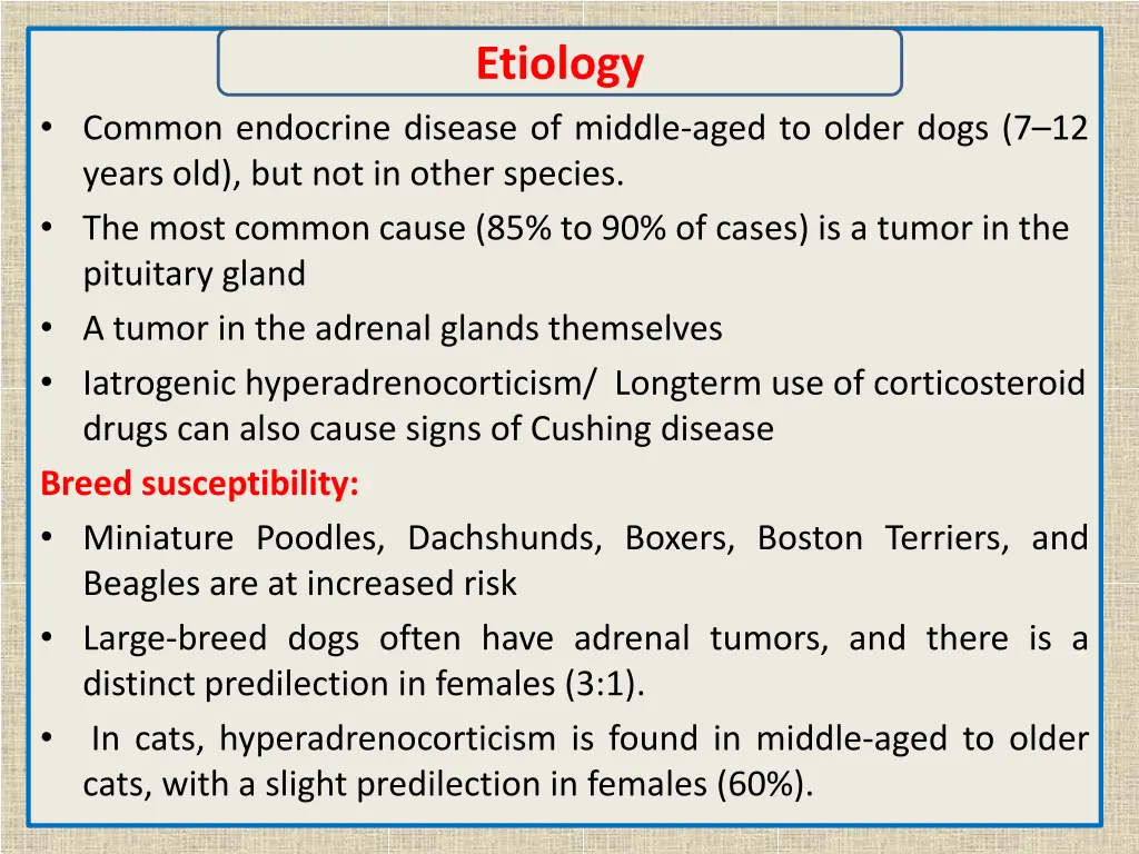 etiology