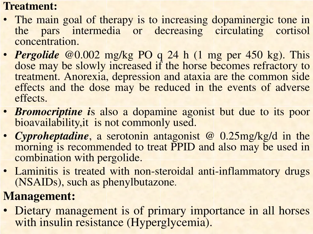 treatment the main goal of therapy