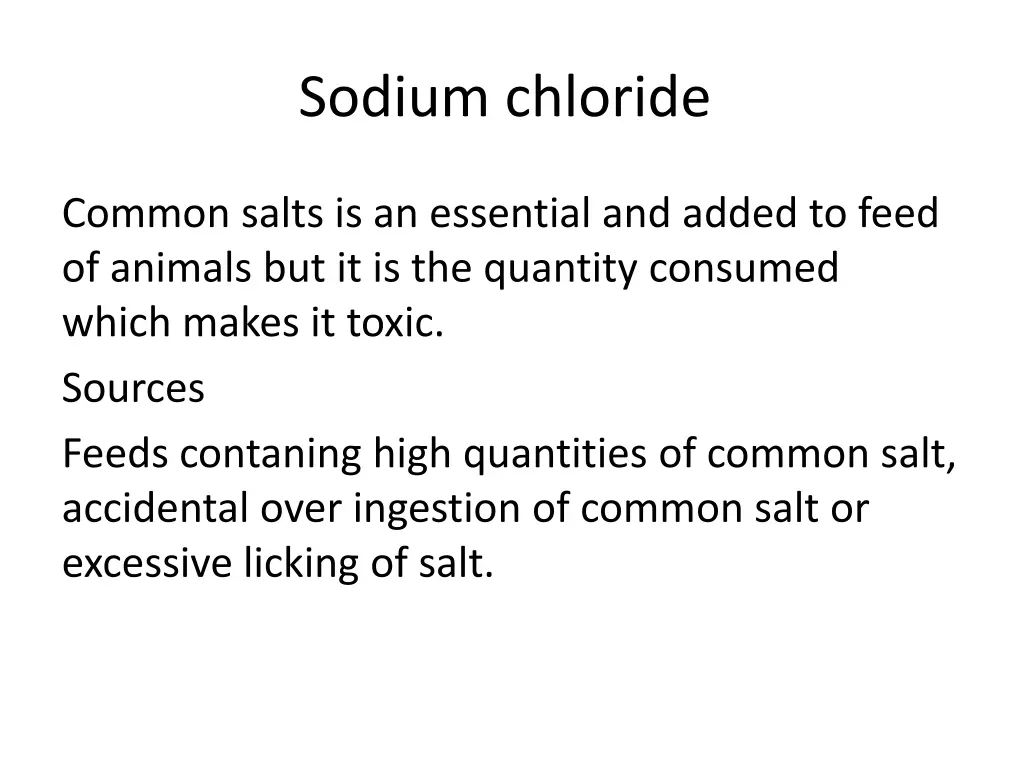 sodium chloride