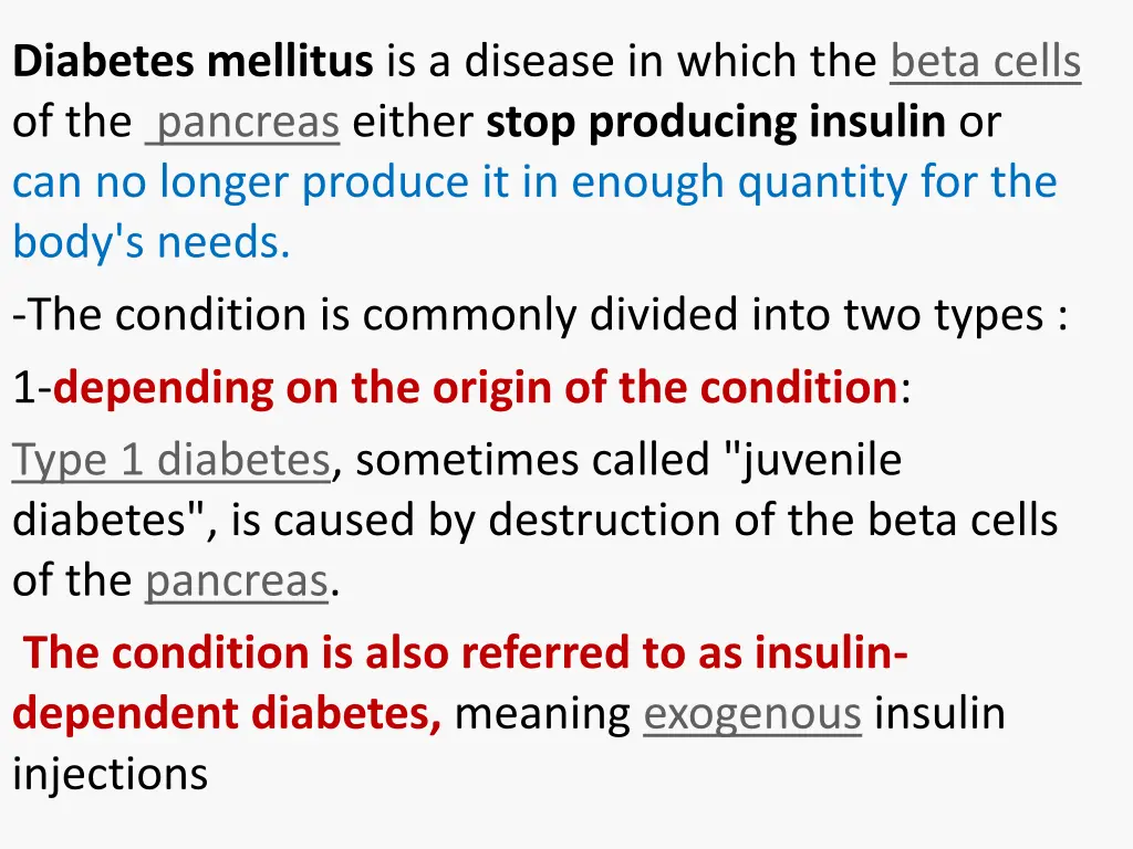 diabetes mellitus is a disease in which the beta