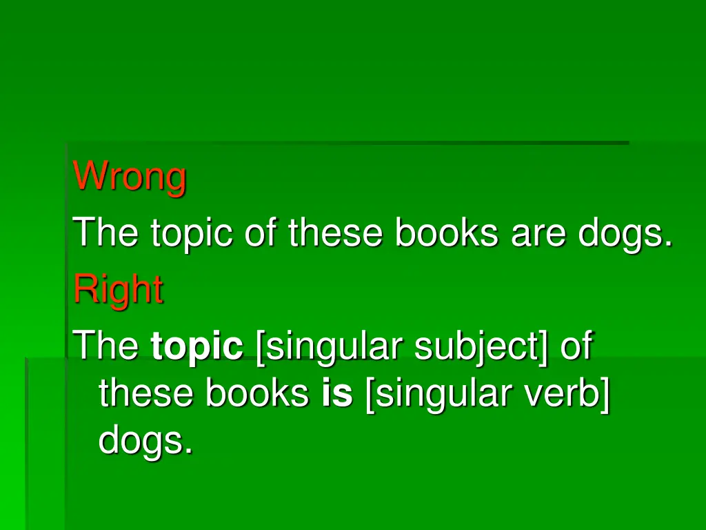 wrong the topic of these books are dogs right