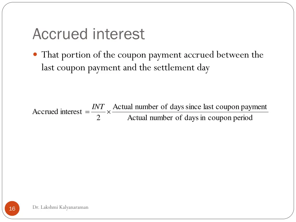 accrued interest 1