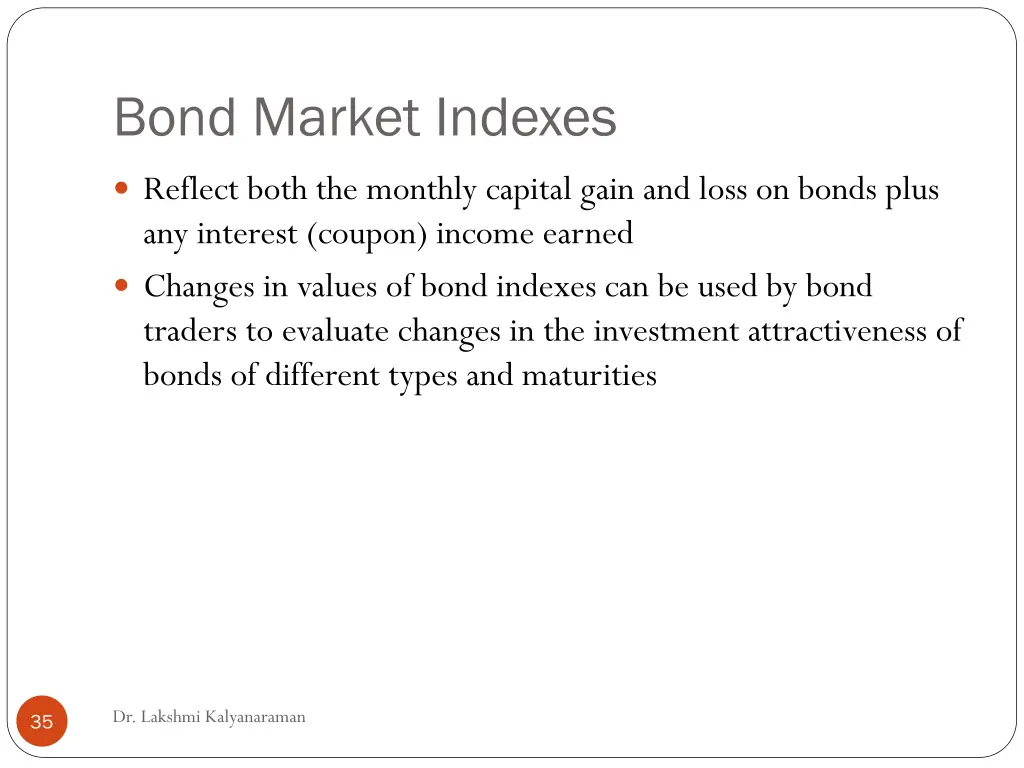 bond market indexes