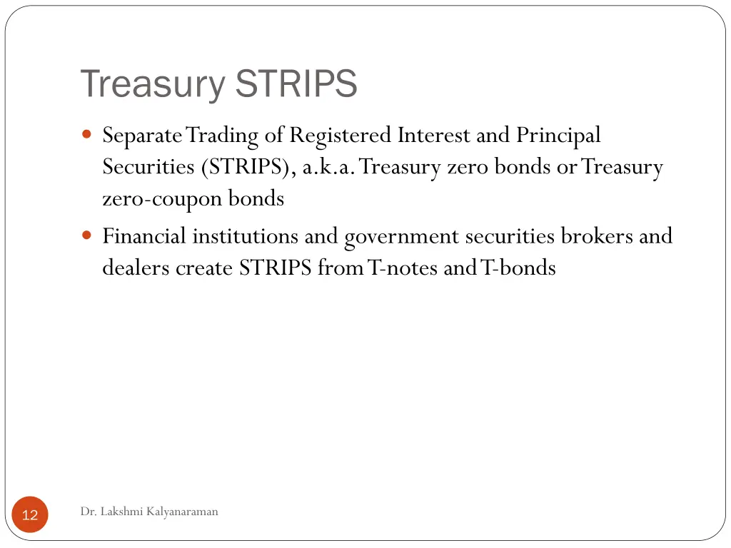 treasury strips