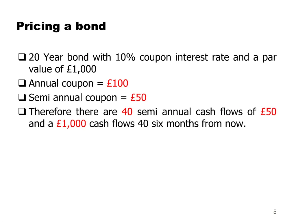 pricing a bond 2