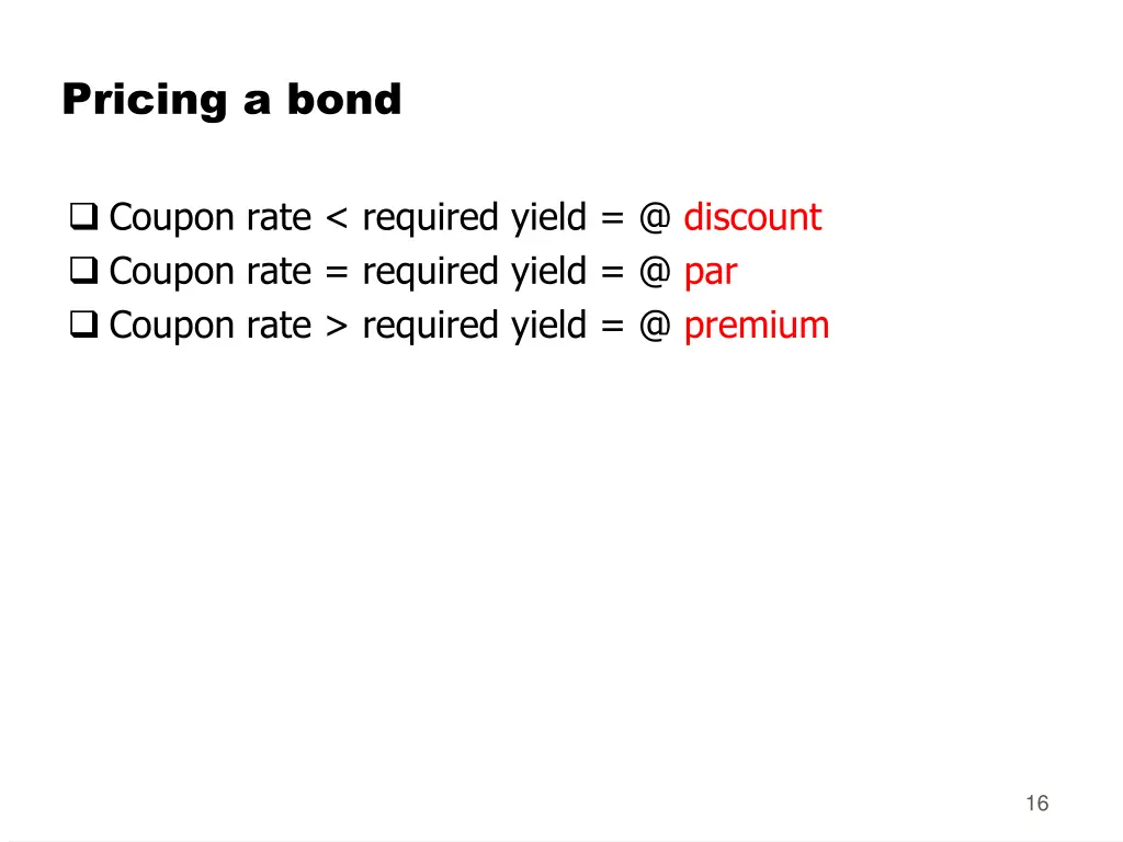 pricing a bond 9