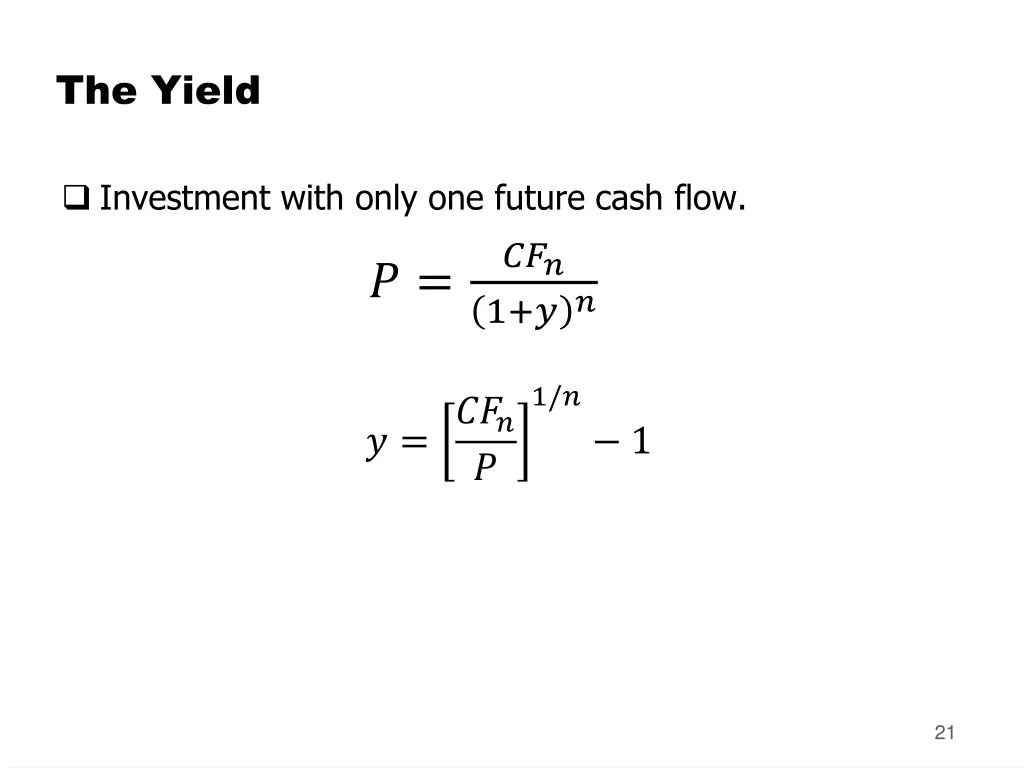 the yield 2