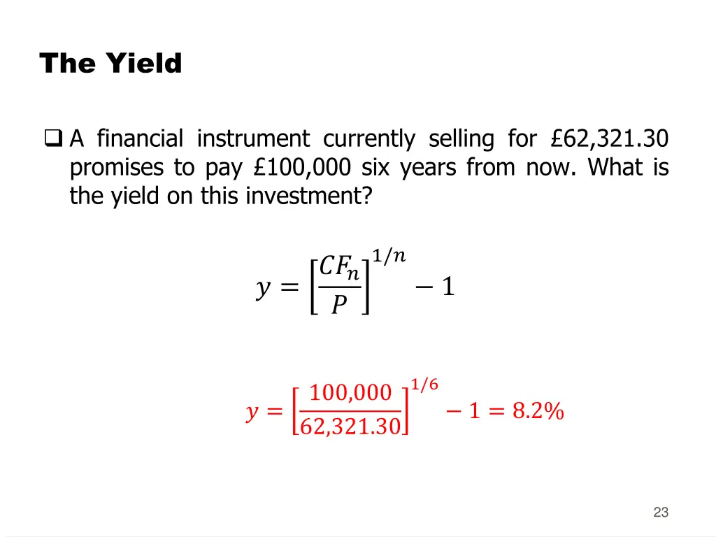 the yield 4