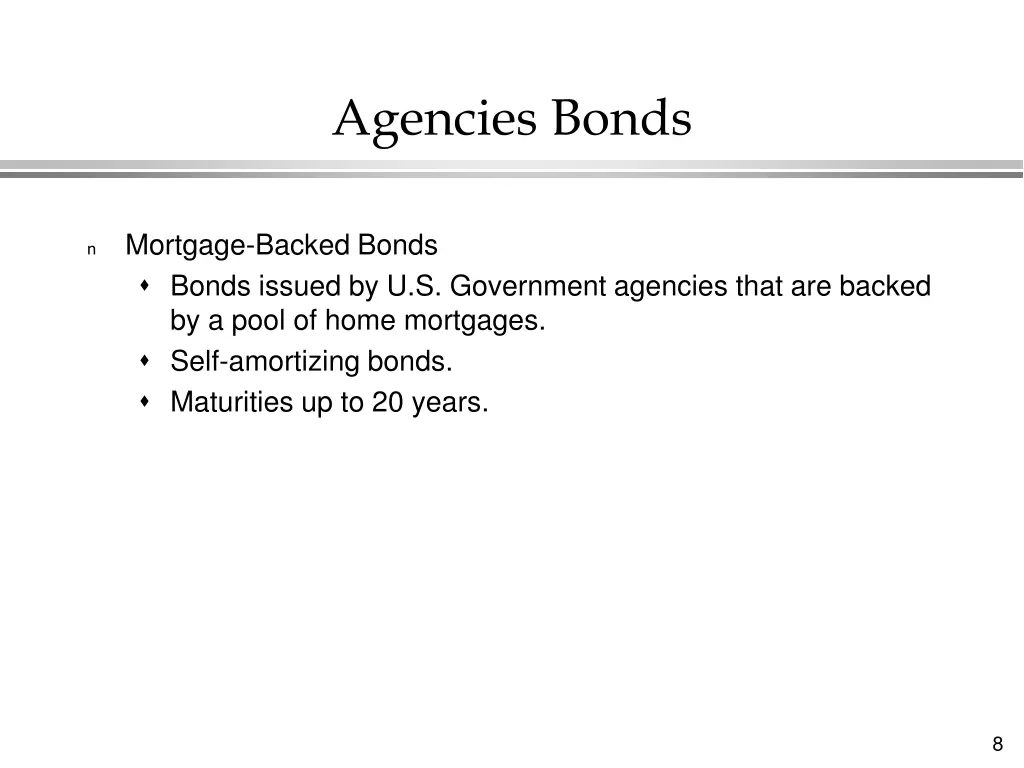 agencies bonds