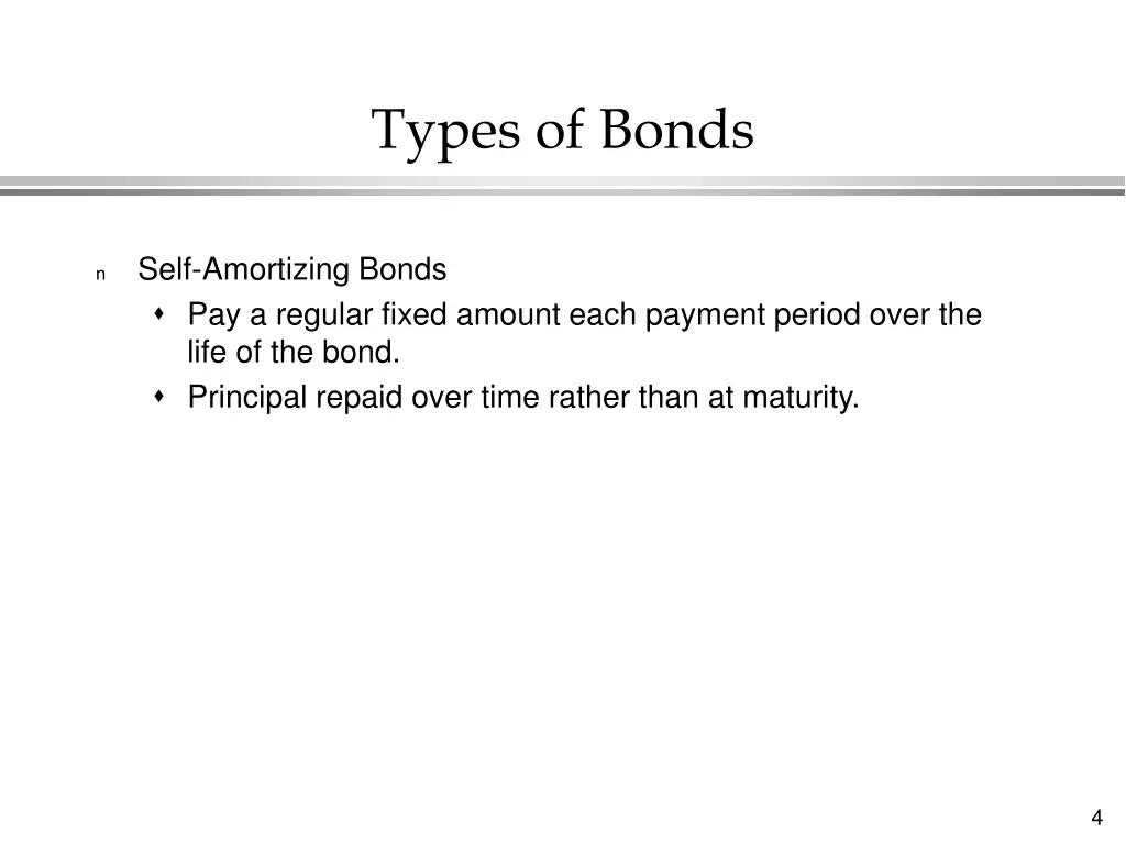 types of bonds 1