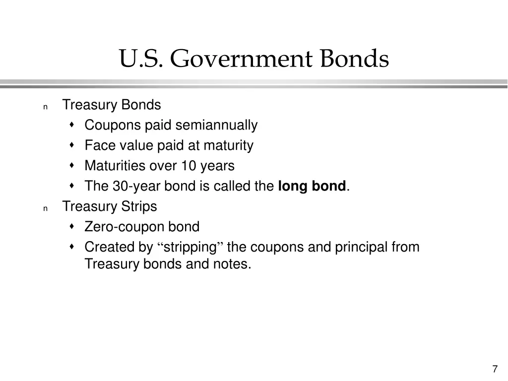 u s government bonds 1