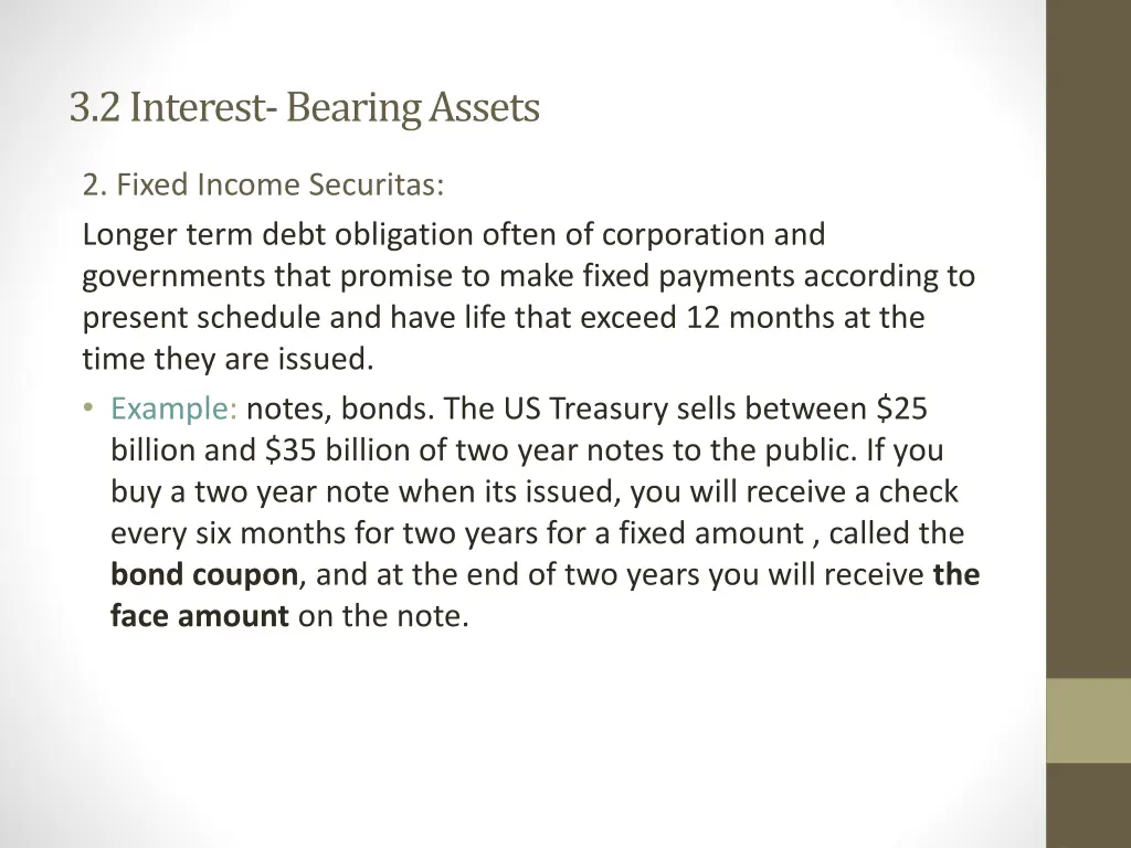 3 2 interest bearing assets 2