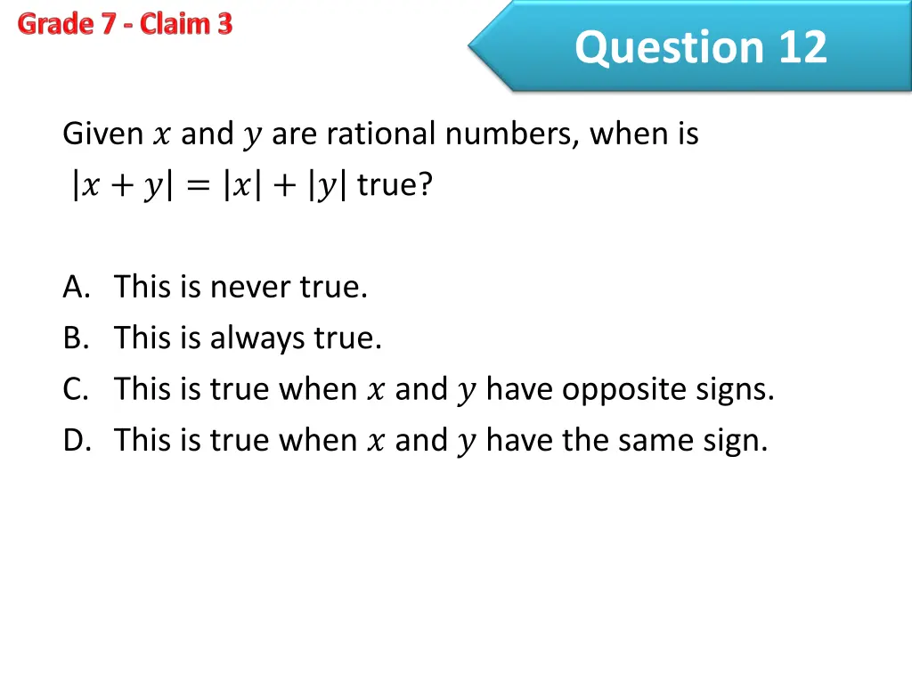 question 12