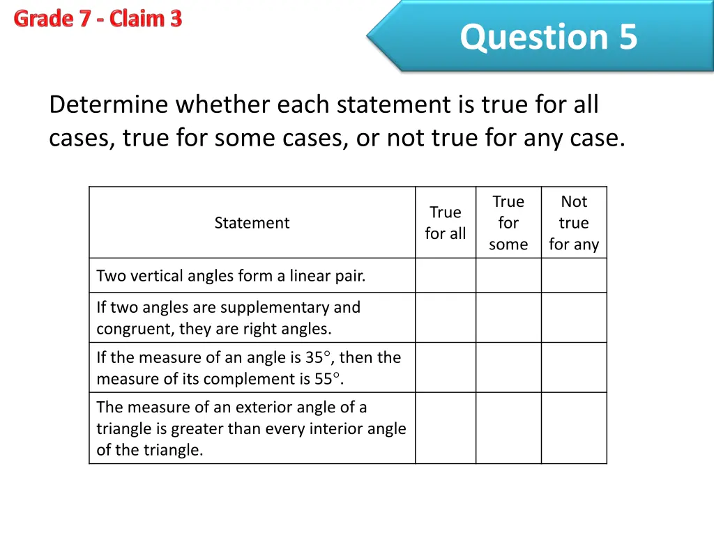 question 5