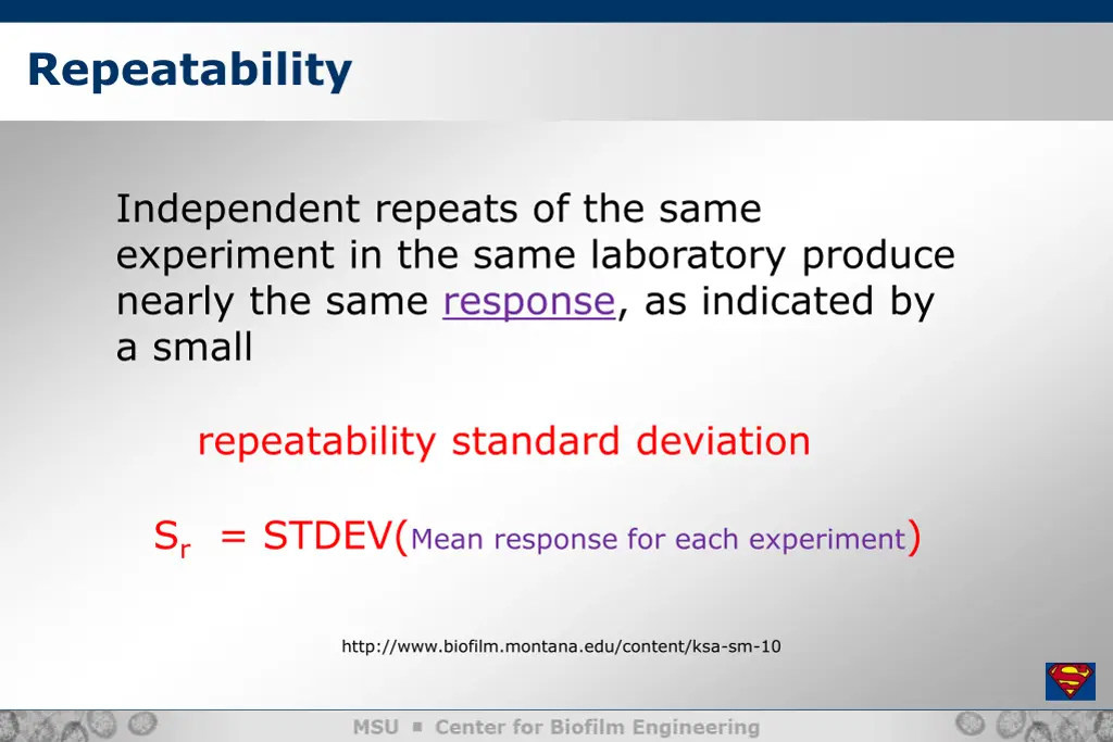 repeatability