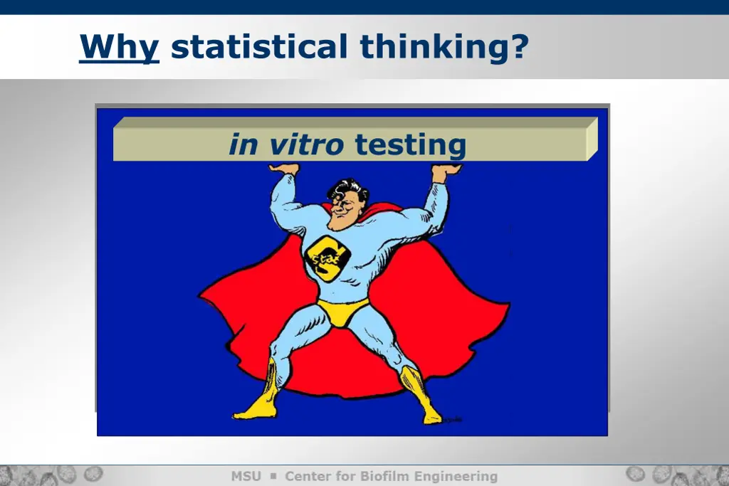 why statistical thinking 1