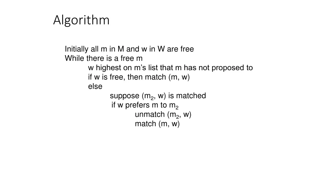 algorithm