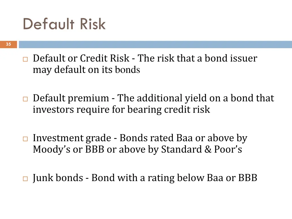 default risk