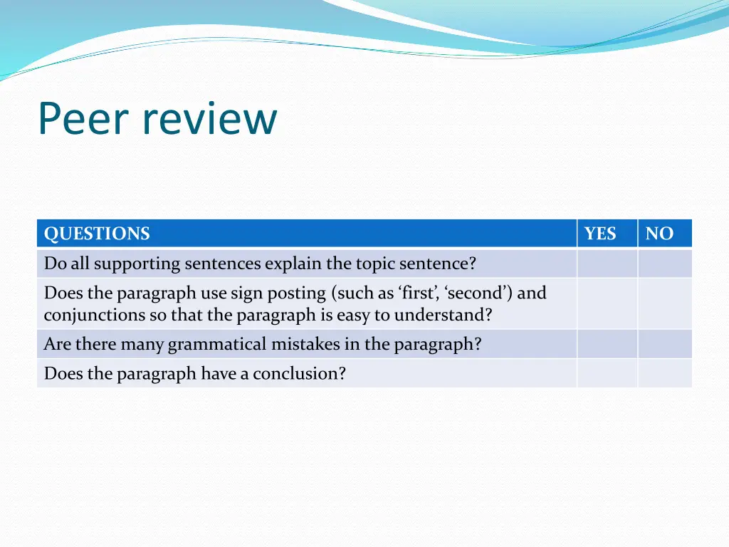 peer review