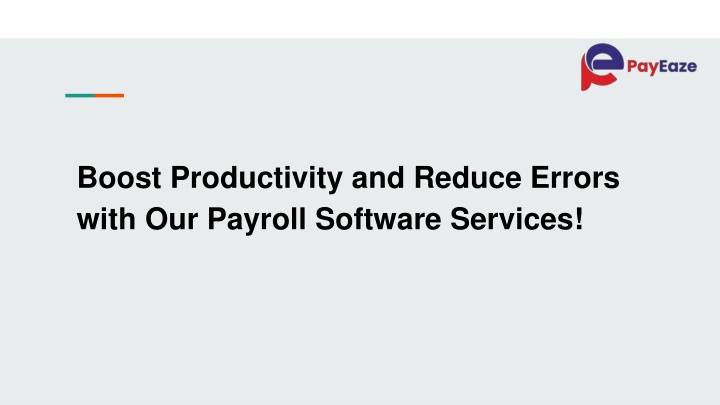 boost productivity and reduce errors with