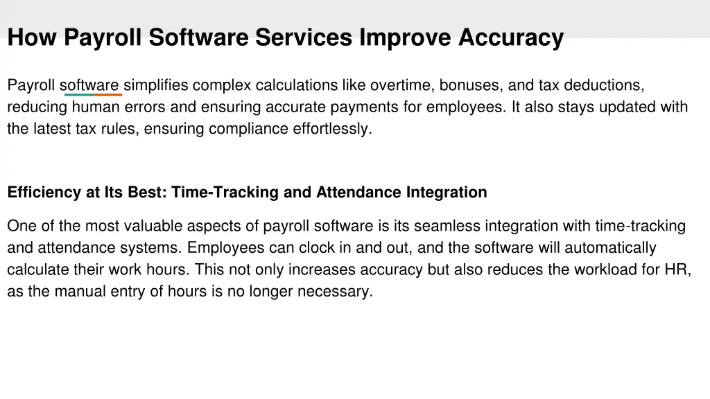 how payroll software services improve accuracy